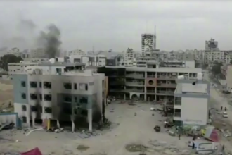 agencia-da-onu-divulga-video-mostrando-escola-destruida-na-faixa-de-gaza